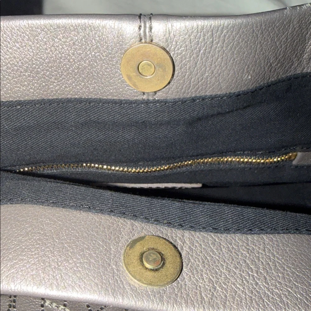 Preloved See By Chloe Shimmering Gray Tote excellent condition 11.5x9”x5.25 DB - Picture 10 of 13